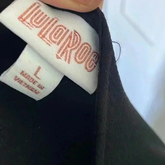 NWOT Women Lularoe Deanne Black Silver Formal Evening Wrap Dress Size L - Picture 5 of 5